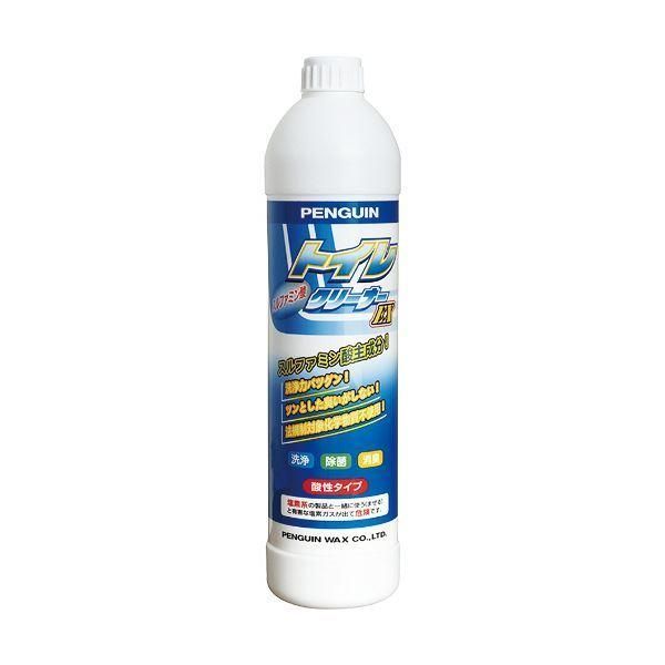 （まとめ）ペンギンワックス トイレクリーナーEX 酸性 業務用 800ml 1本 〔×5セット〕