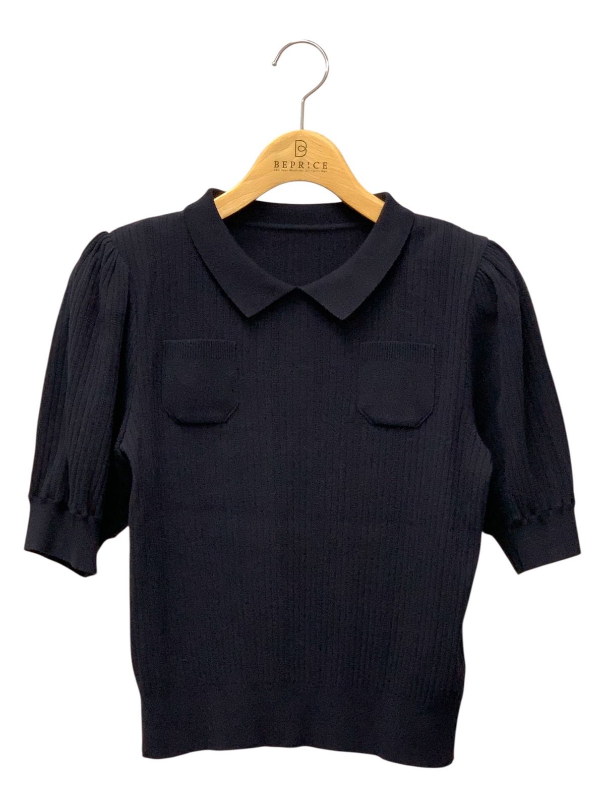 フォクシーブティック Seine 45339 ニット 40 ネイビー パフスリーブ IT8VPMOF2P0C 23,416円