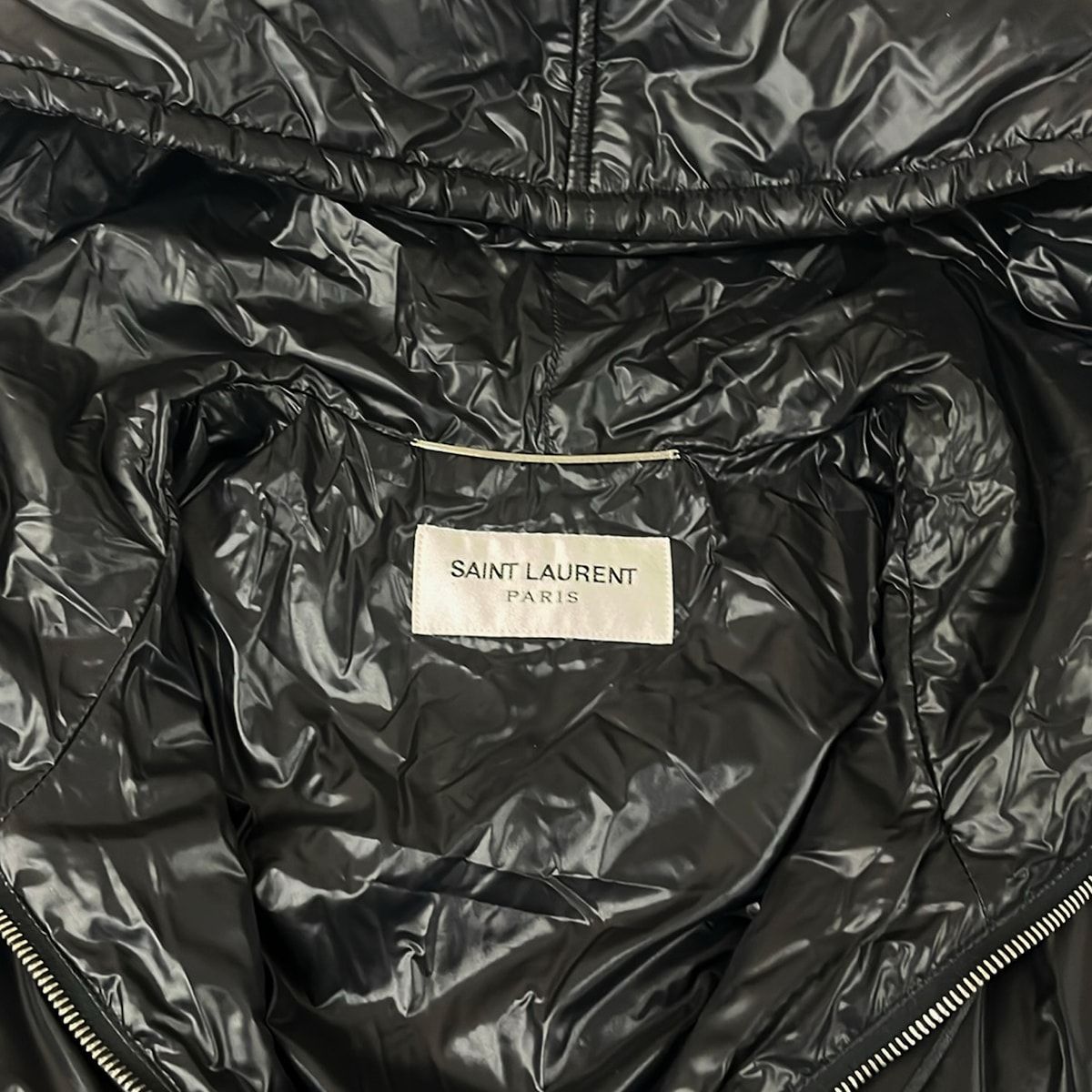 SAINT LAURENT PARIS(サンローランパリ) ブルゾン サイズ50 メンズ美品 カサンドラ アノラック 758264 黒 冬物