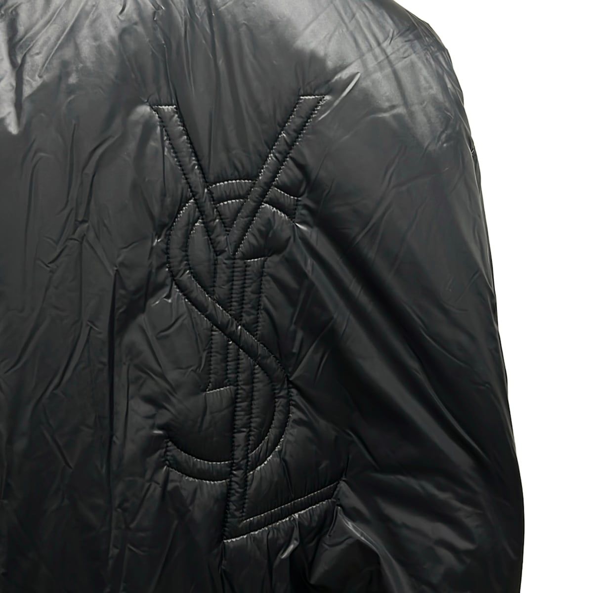 SAINT LAURENT PARIS(サンローランパリ) ブルゾン サイズ50 メンズ美品 カサンドラ アノラック 758264 黒 冬物