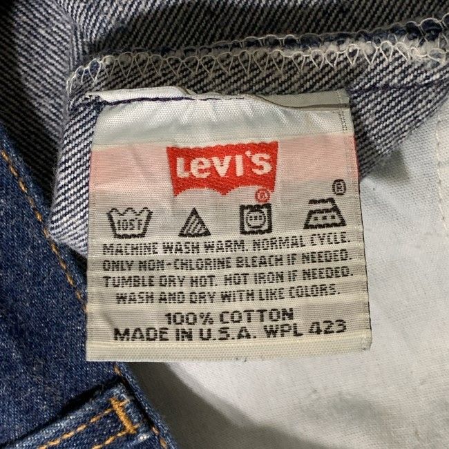 【中古】 Levi's デニムパンツ 90s vintage 90年代 OLD 501 刻印520 ボタンフライ Gパン ジーンズ カラーデニム USA製 アメカジ 古着 /1012 【中古】 Levi's デニムパンツ 90s vintage 90年代 OLD 501 刻印520 ボタンフライ Gパン ジーンズ カラーデニム USA製 アメカジ 古着 /1012