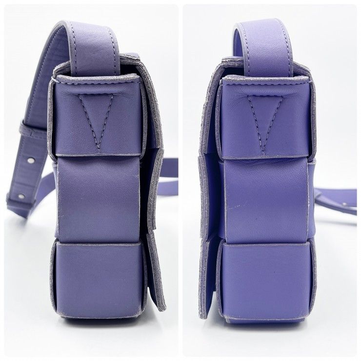 BOTTEGA VENETA(ボッテガヴェネタ)カセット ヴィンテージ ショルダーバッグ パープル ラムレザー レディース 【中古】 BOTTEGA VENETA(ボッテガヴェネタ)カセット ヴィンテージ ショルダーバッグ パープル ラムレザー レディース 【中古】