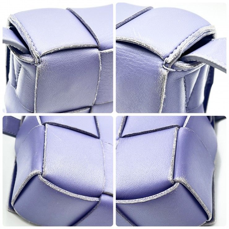 BOTTEGA VENETA(ボッテガヴェネタ)カセット ヴィンテージ ショルダーバッグ パープル ラムレザー レディース 【中古】 BOTTEGA VENETA(ボッテガヴェネタ)カセット ヴィンテージ ショルダーバッグ パープル ラムレザー レディース 【中古】
