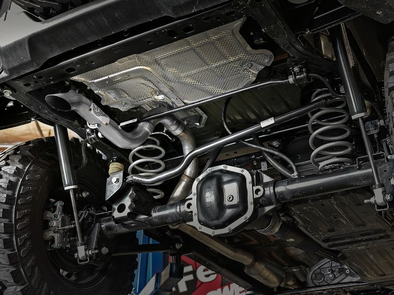 aFe ジープ ラングラー JL JLU 2.0L 3.6L 2018~2025年 エキゾースト マフラー MACH Force-Xp T409ステンレス ターンダウンチップ エーエフイーパワー