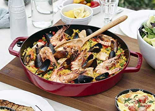 staub ストウブ 「 両手フライパン チェリー 20cm 」 スキレット 両手 鋳物 ホーロー IH対応 【日本正規販売品】 Double Handle Frying Pan 40511-661/ 5bb624dd