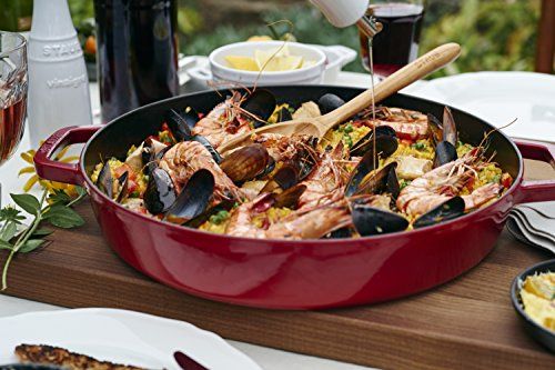 staub ストウブ 「 両手フライパン チェリー 20cm 」 スキレット 両手 鋳物 ホーロー IH対応 【日本正規販売品】 Double Handle Frying Pan 40511-661/ 5bb624dd