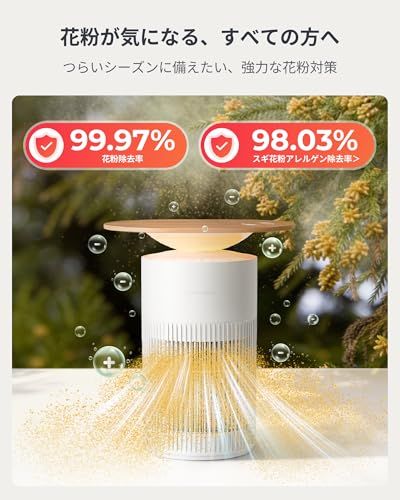 【1台4役・花粉対策】SwitchBot 空気清浄機 Table 脱臭 ワイヤレス充電 - スイッチボット 25畳 静音 小型 省エネ 大風量 360度全方位 浄化 消臭 除菌 集じん HEPA フィルター 花粉症 ニオイ対策 タイマー機能 773217a6 【1台4役・花粉対策】SwitchBot 空気清浄機 Table 脱臭 ワイヤレス充電 - スイッチボット 25畳 静音 小型 省エネ 大風量 360度全方位 浄化 消臭 除菌 集じん HEPA フィルター 花粉症 ニオイ対策 タイマー機能 773217a6