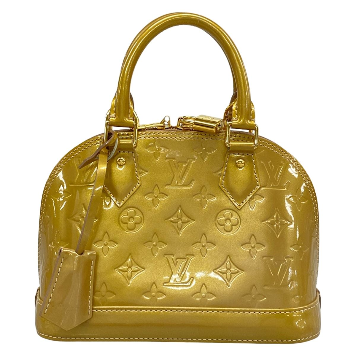 LOUIS VUITTON(ルイヴィトン) ハンドバッグ モノグラムヴェルニ アルマBB M91607 ローズフロランタン レザー
