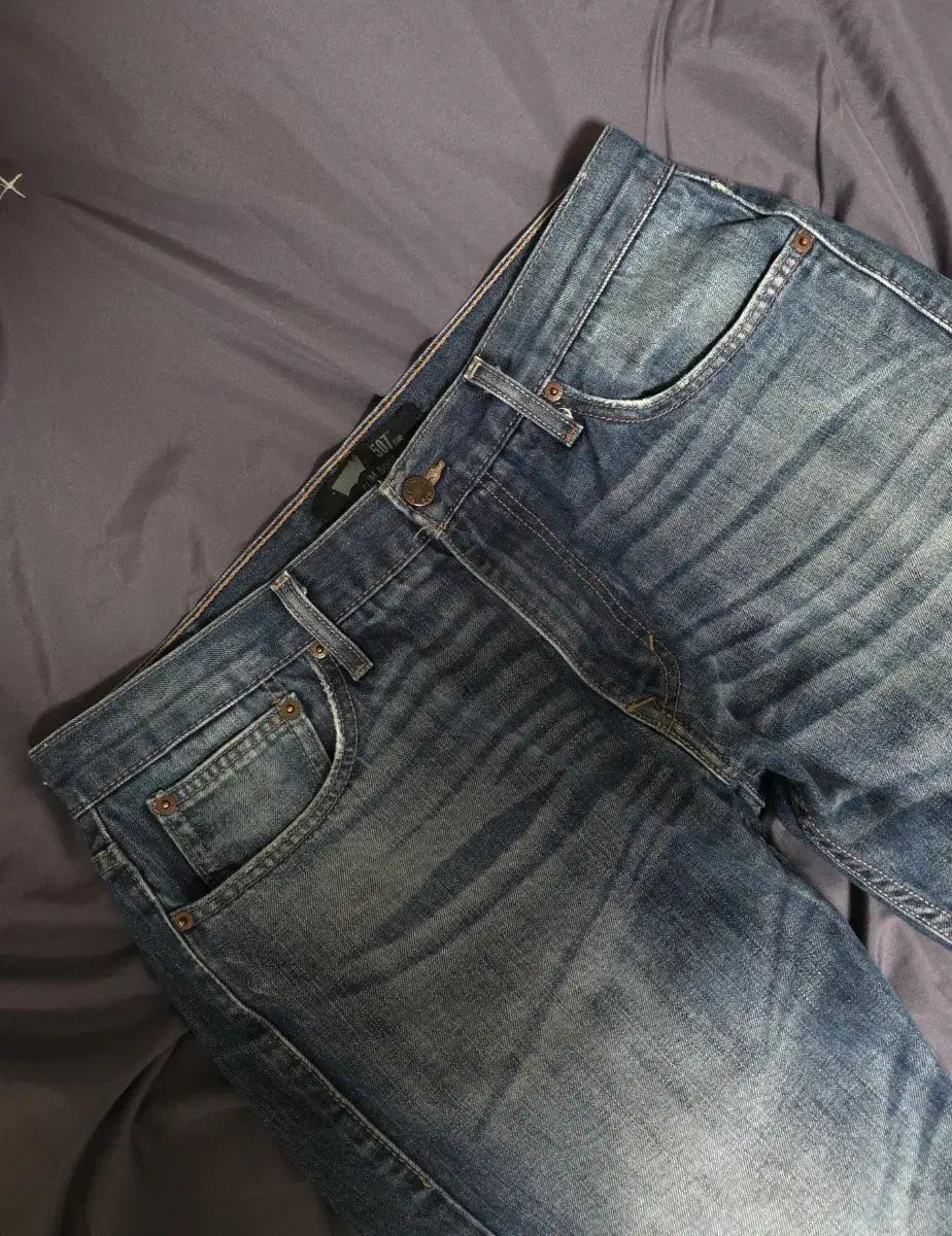 リーバイス 507 スリム ブーツカット デニムパンツ 36x32