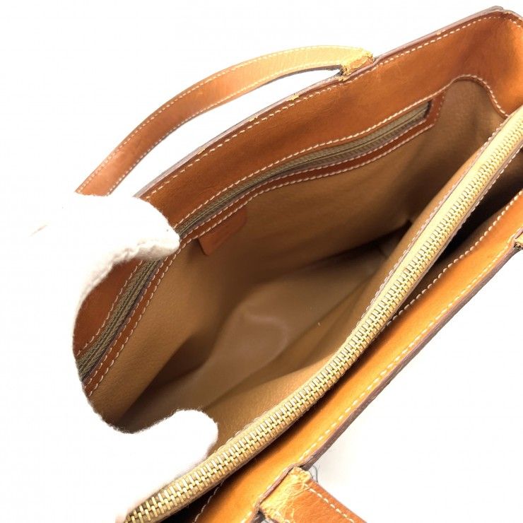 CELINE(セリーヌ) ヴィンテージ マカダム トートバッグ ハンドバッグ ボーダー柄 ブラウン PVC レザー ゴールド レディース 【中古】 CELINE(セリーヌ) ヴィンテージ マカダム トートバッグ ハンドバッグ ボーダー柄 ブラウン PVC レザー ゴールド レディース 【中古】