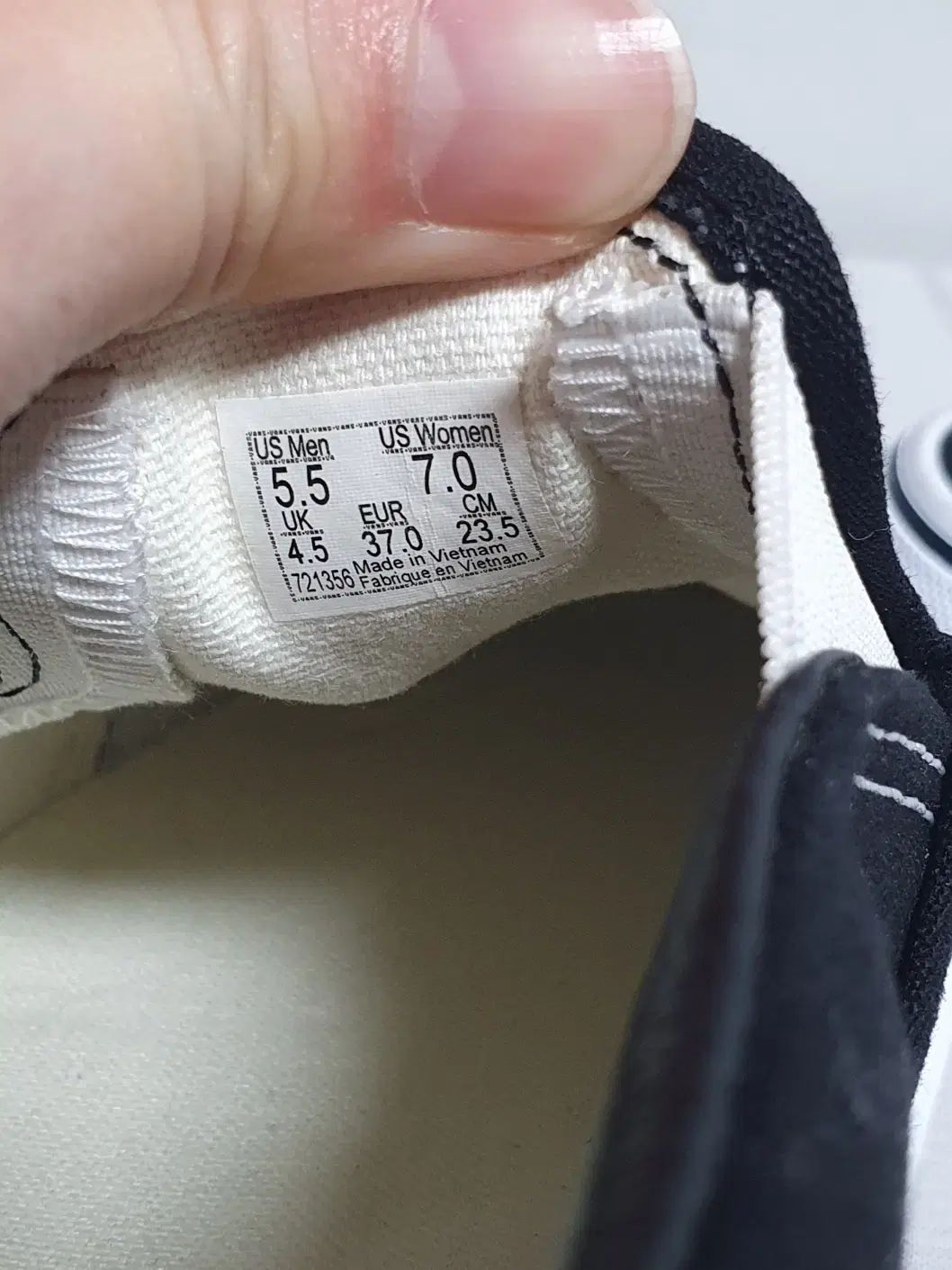 VANS Classic スリッポン フラットフォーム ブラック 235mm VANS Classic スリッポン フラットフォーム ブラック 235mm