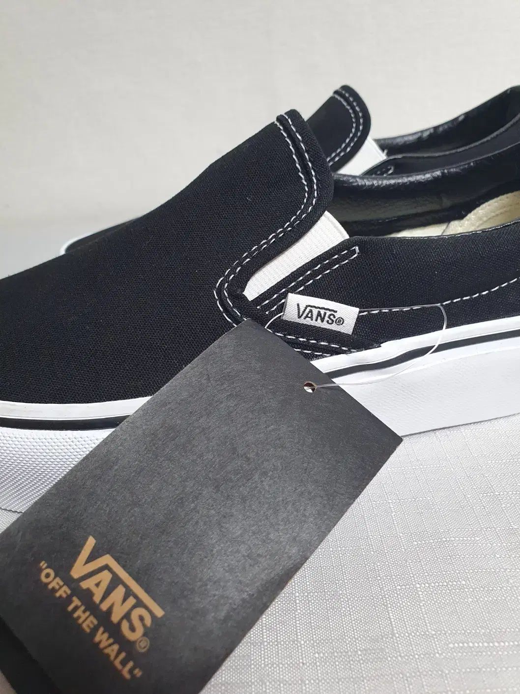 VANS Classic スリッポン フラットフォーム ブラック 235mm VANS Classic スリッポン フラットフォーム ブラック 235mm