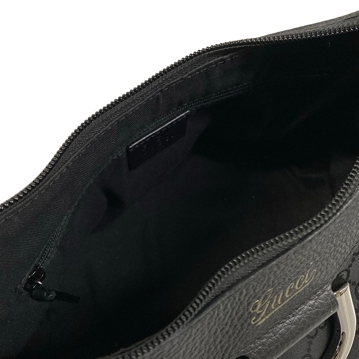 GUCCI(グッチ) ハンドバッグ アビー,GG柄 265692 黒 レザー GUCCI(グッチ) ハンドバッグ アビー,GG柄 265692 黒 レザー