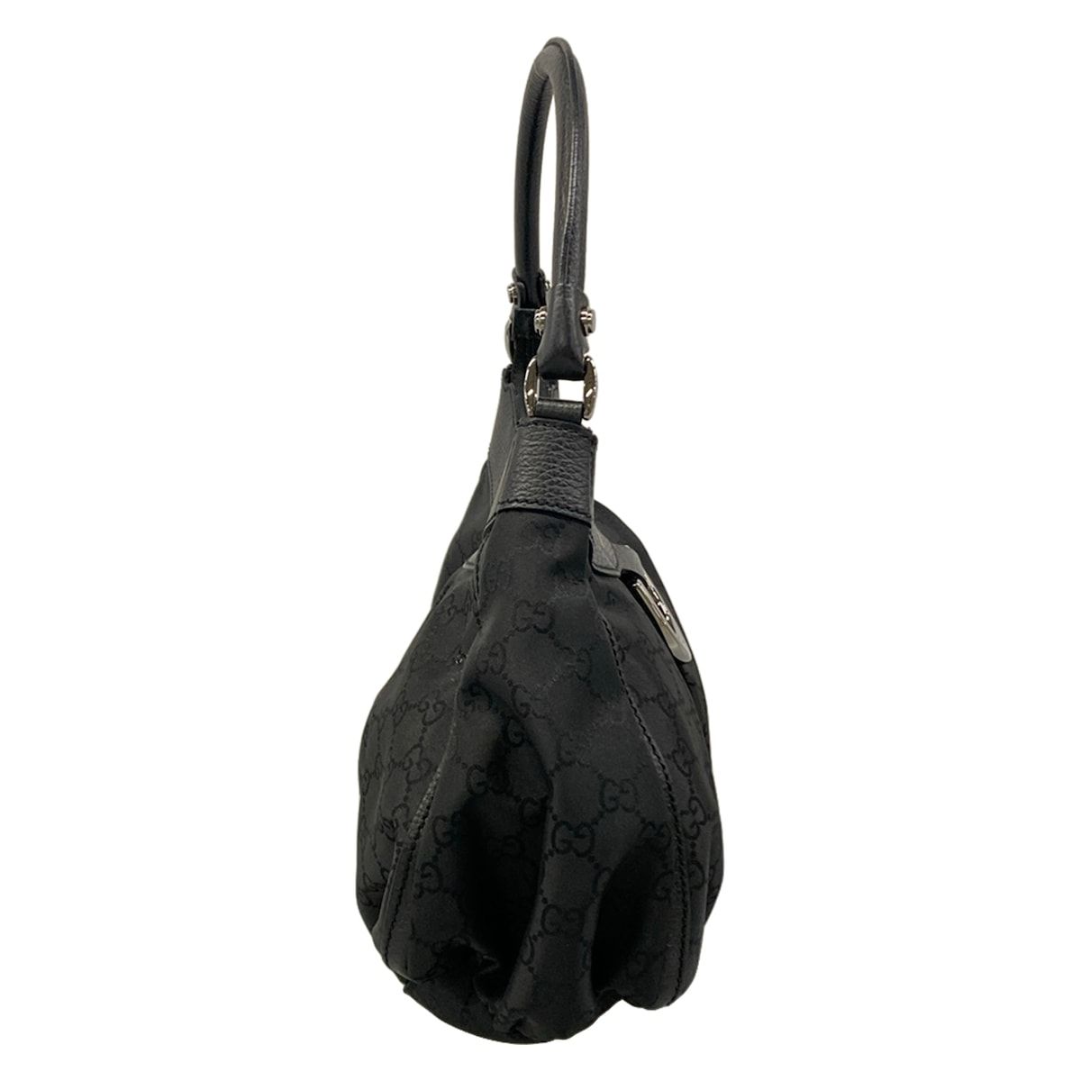 GUCCI(グッチ) ハンドバッグ アビー,GG柄 265692 黒 レザー GUCCI(グッチ) ハンドバッグ アビー,GG柄 265692 黒 レザー