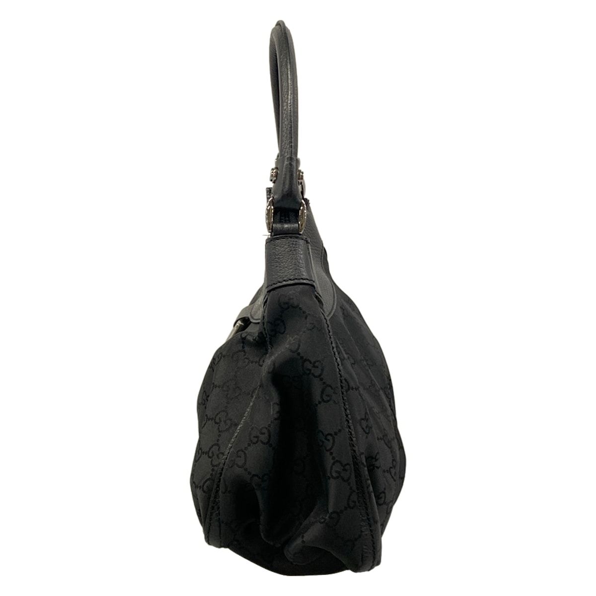 GUCCI(グッチ) ハンドバッグ アビー,GG柄 265692 黒 レザー GUCCI(グッチ) ハンドバッグ アビー,GG柄 265692 黒 レザー