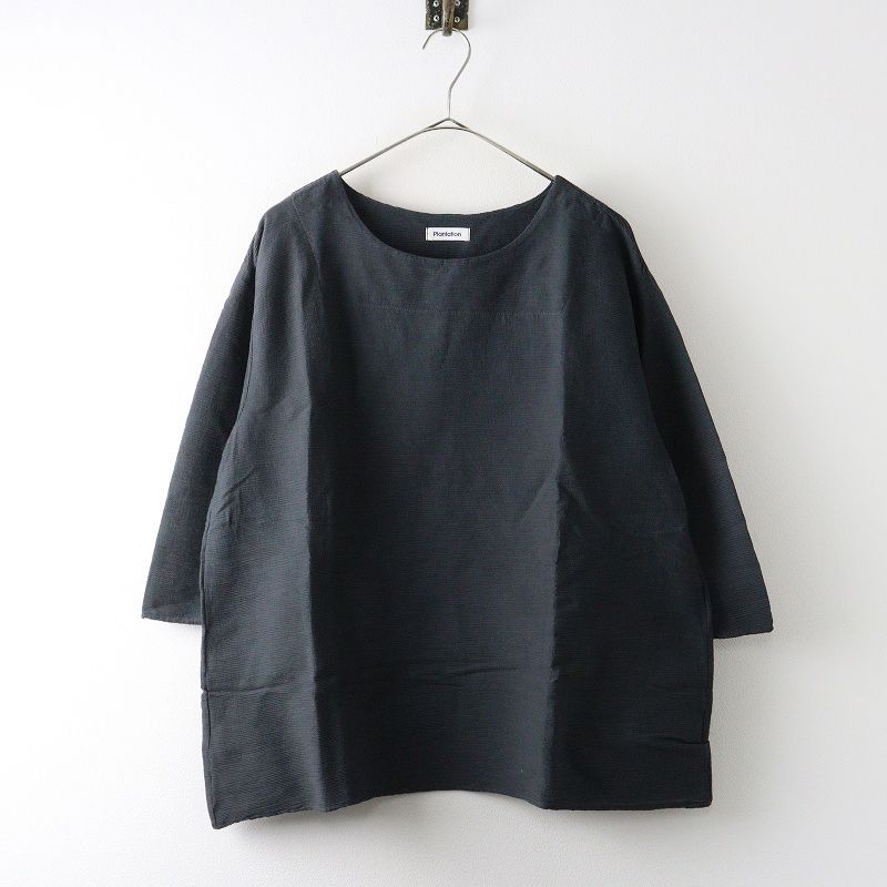 2021AW プランテーション Plantation S YOORYUU 楊柳 七分袖 Ｔシャツ カットソー M ブラック系 ／トップス 【2400014946598】