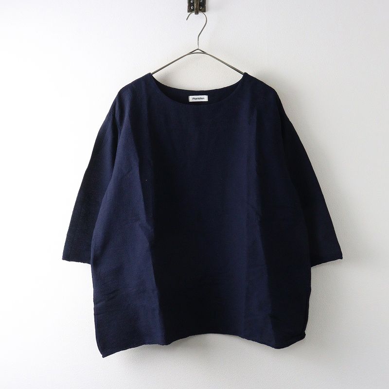 プランテーション 楊柳YOORYUUカットソー 2021AW プランテーション Plantation S YOORYUU 楊柳 七分袖 Tシャツ