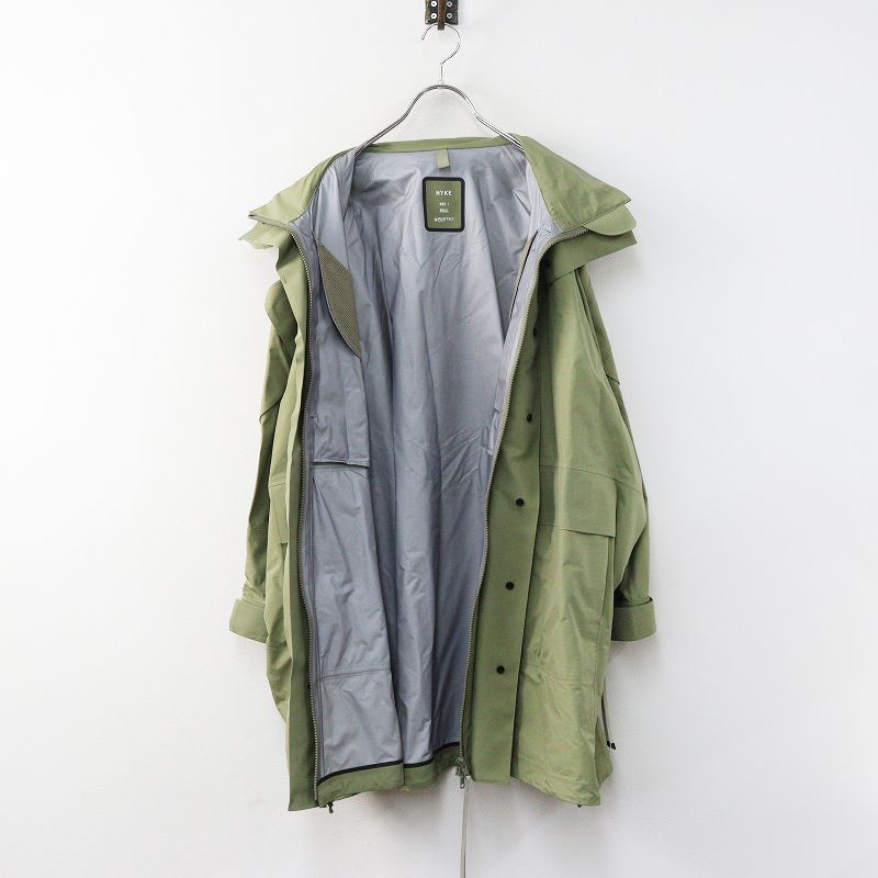 2022SSコレクションアイテム ハイク HYKE PERTEX ECWCS JACKET エクワックス ジャケット 1 カーキ┃コート-.【2400014957600】