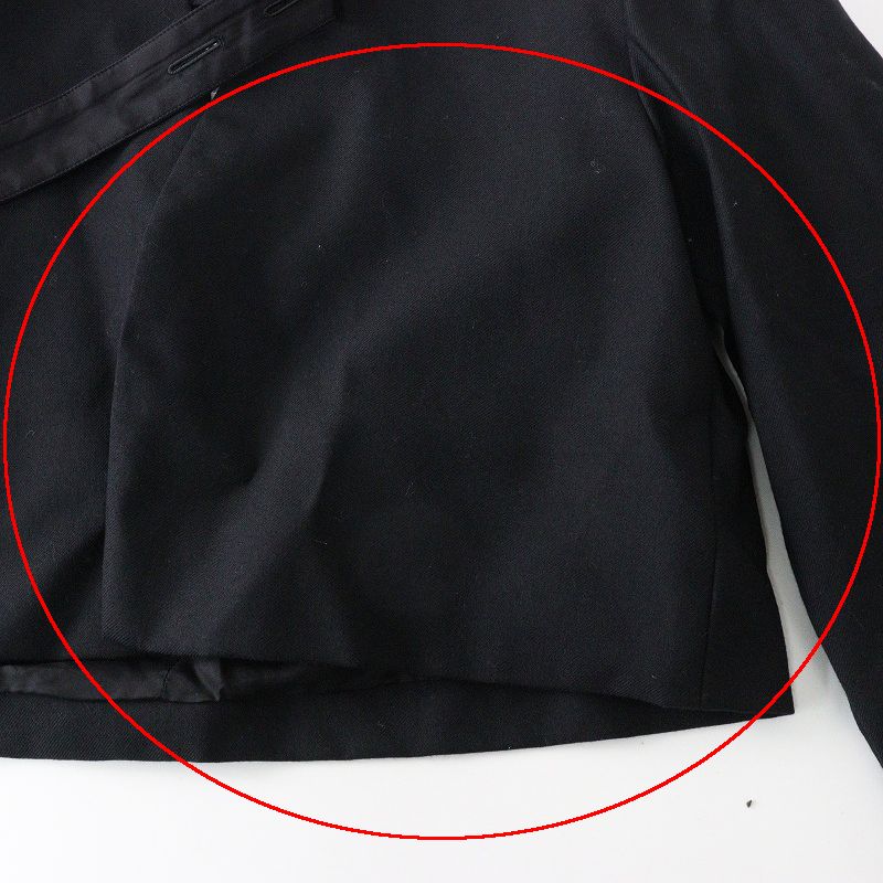 美品 定価39600円 ヌーイ NOOY PIANO JACKET ピアノジャケット 2 ブラック┃黒 ショート丈 【2400014925678】