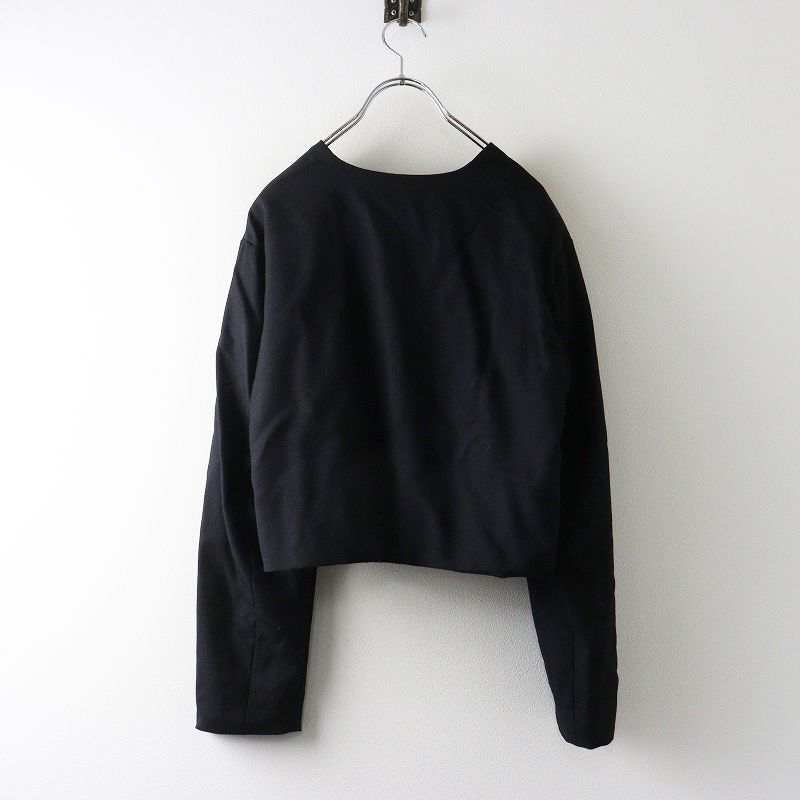美品 定価39600円 ヌーイ NOOY PIANO JACKET ピアノジャケット 2 ブラック┃黒 ショート丈 【2400014925678】