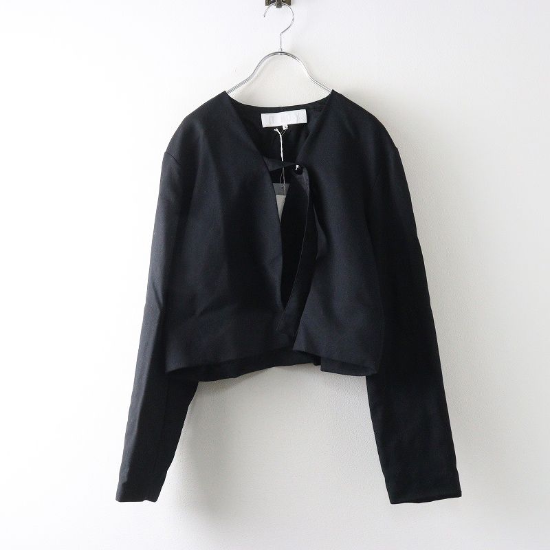 美品 定価39600円 ヌーイ NOOY PIANO JACKET ピアノジャケット 2 ブラック┃黒 ショート丈 【2400014925678】