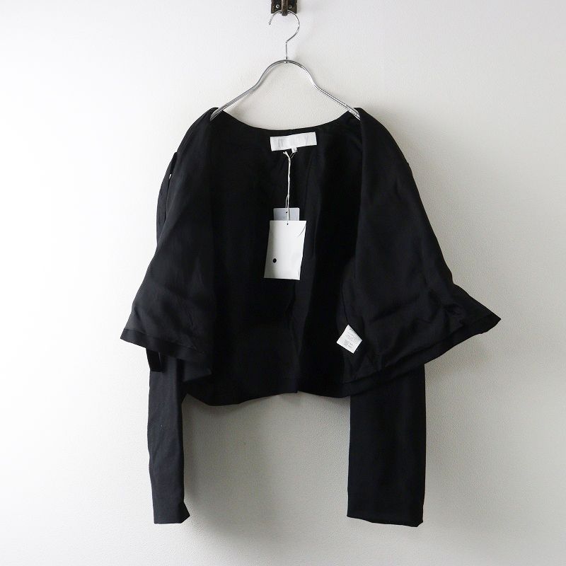 美品 定価39600円 ヌーイ NOOY PIANO JACKET ピアノジャケット 2 ブラック┃黒 ショート丈 【2400014925678】