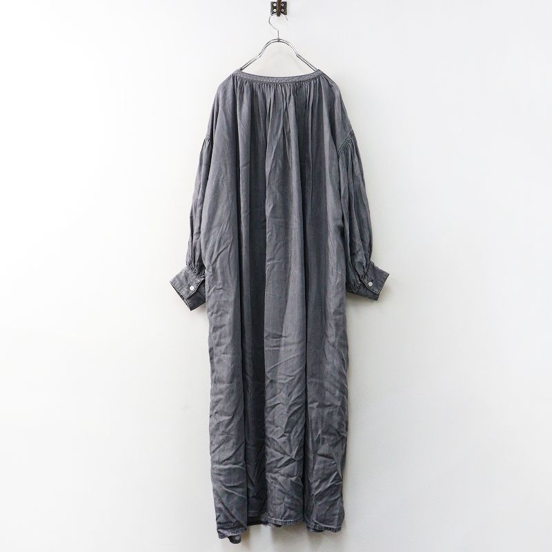 ヘルシーデニム Healthy DENIM Broom デニムワンピース 1｜グレー系 トップス ドレス ギャザー Aライン【2400014956627】