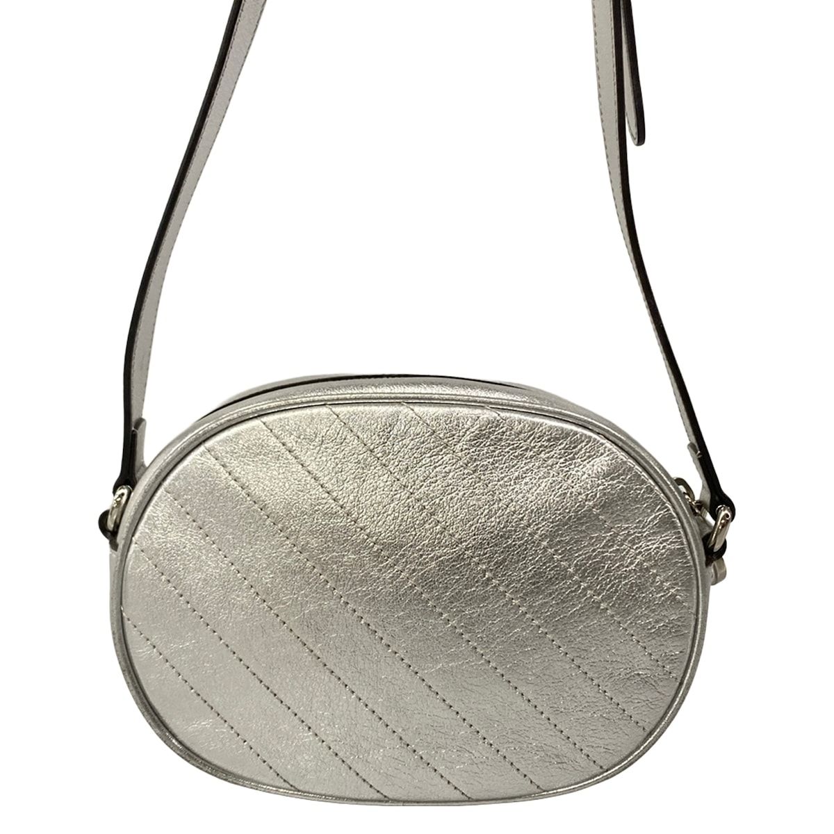 GUCCI(グッチ) ショルダーバッグ ブロンディ 760175 シルバー レザー