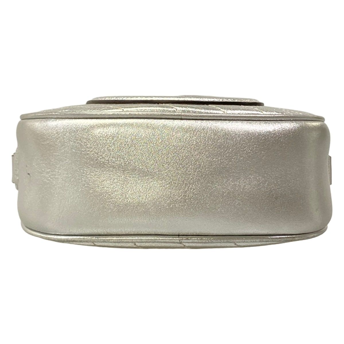 GUCCI(グッチ) ショルダーバッグ ブロンディ 760175 シルバー レザー
