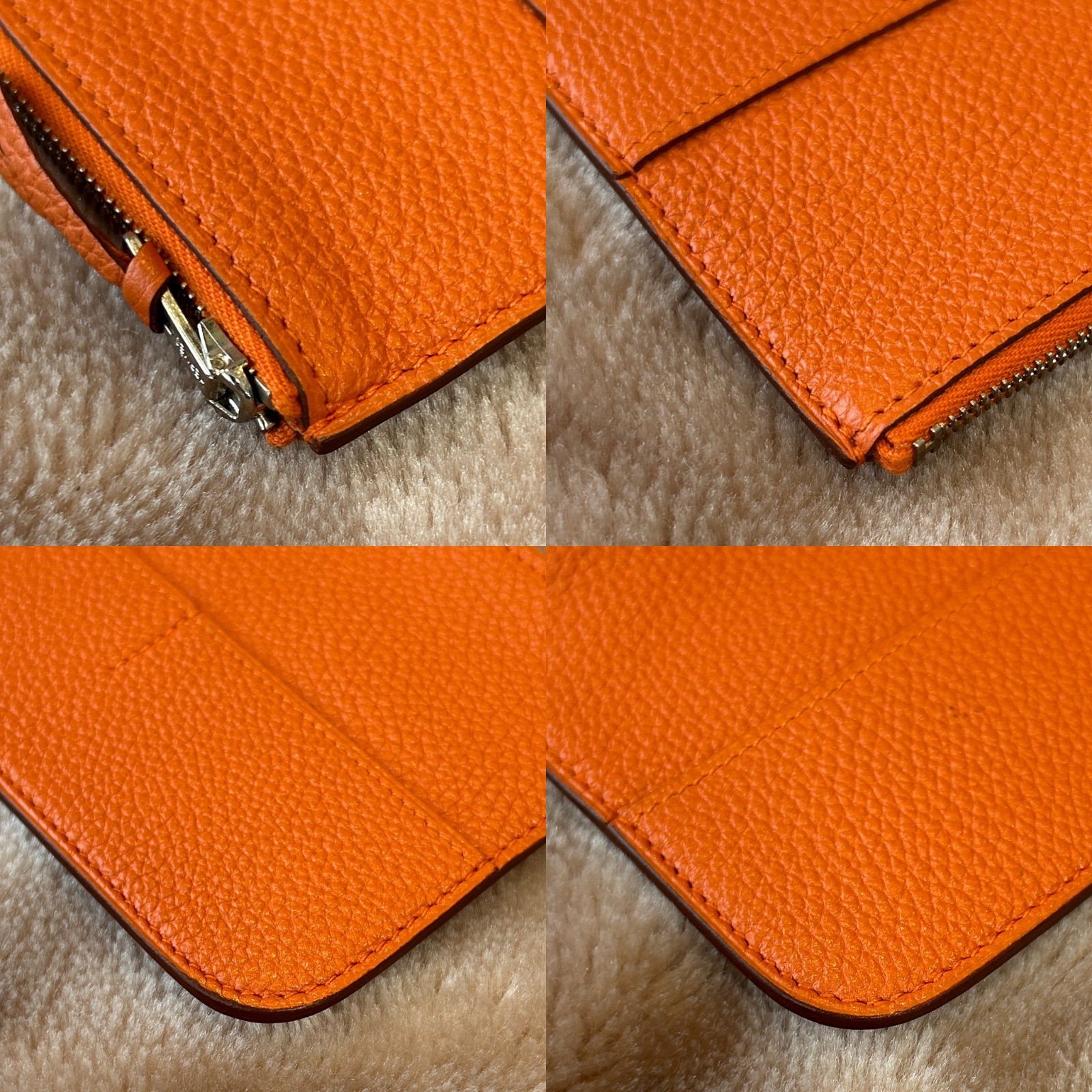 エルメスHERMESドゴンGM ドゴンデュオ□M長財布 二つ折り財布 折財布 