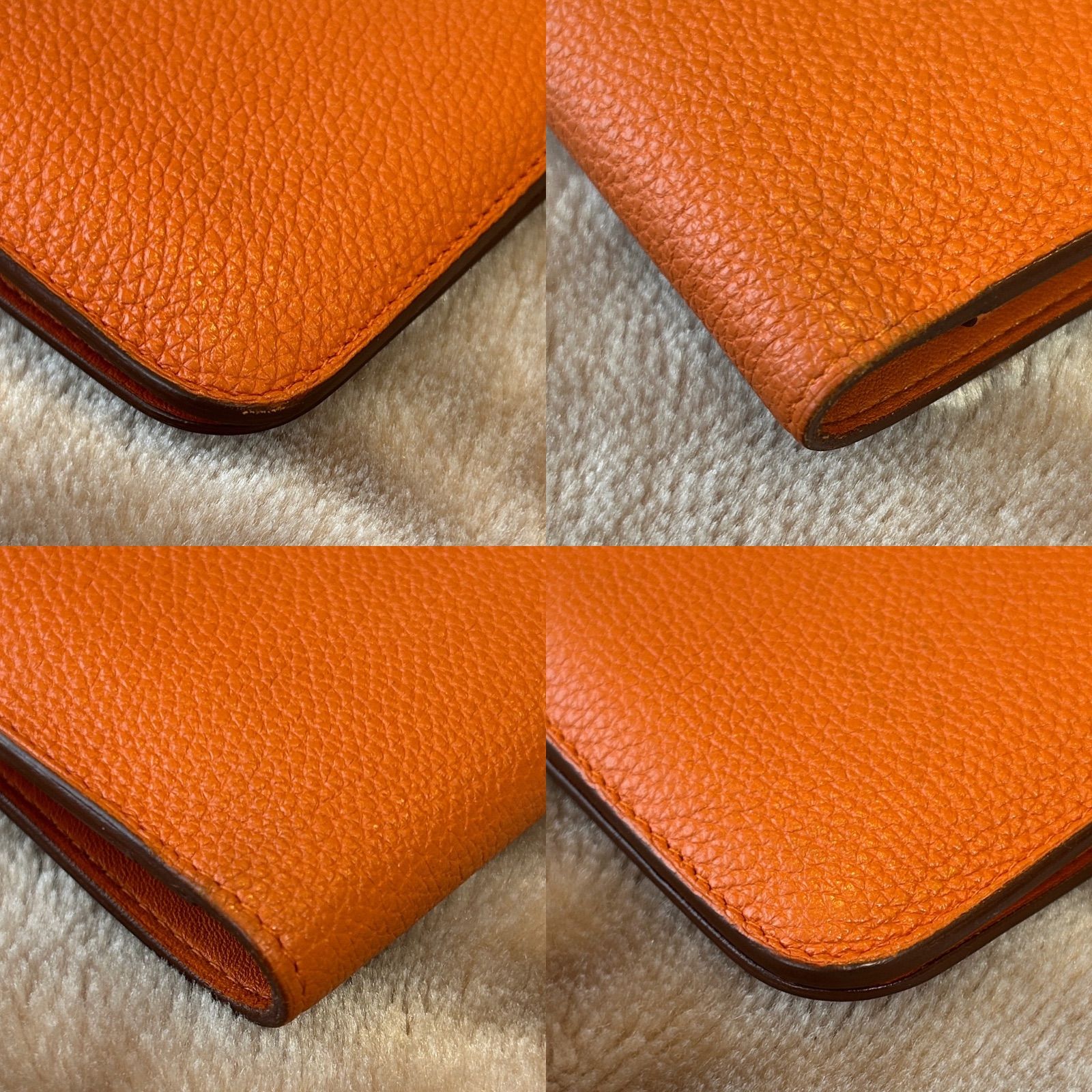 エルメスHERMESドゴンGM ドゴンデュオ□M長財布 二つ折り財布 折財布 