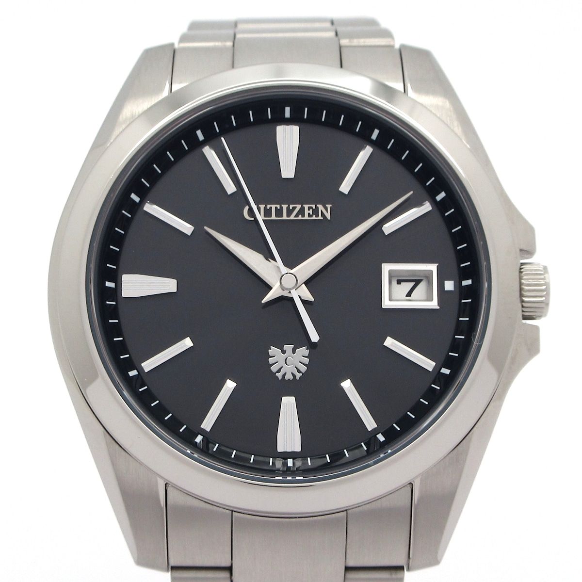 CITIZEN(シチズン) 腕時計美品 The CITIZEN(ザ・シチズン) A060-T026443/AQ4060-50E メンズ エコドライブ/SS 黒