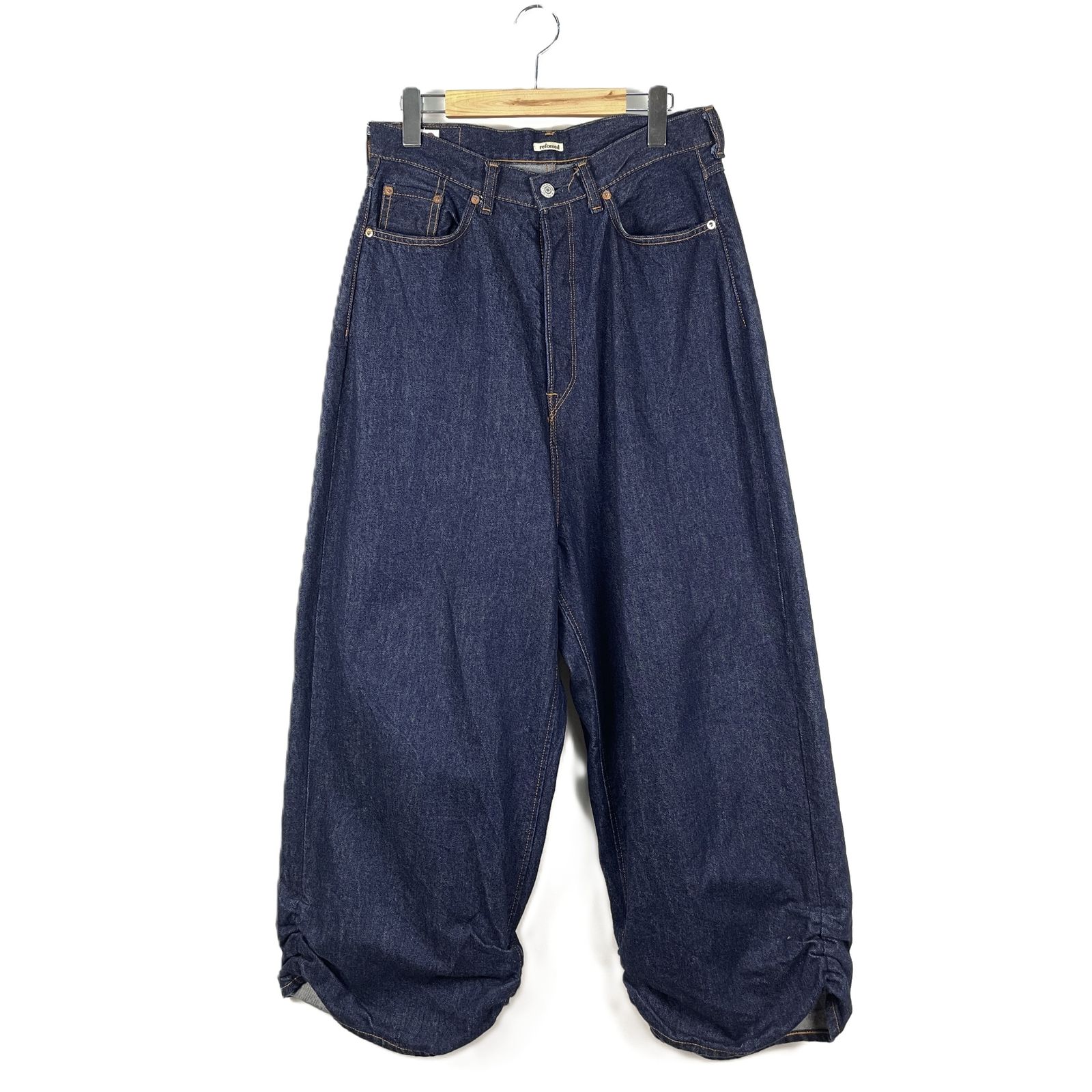 REFOMED EDWIN リフォメッド エドウィン 25AW K80262 コラボ FRESH MAN DENIM WIDE PANTS デニムワイドパンツ 2 インディゴ