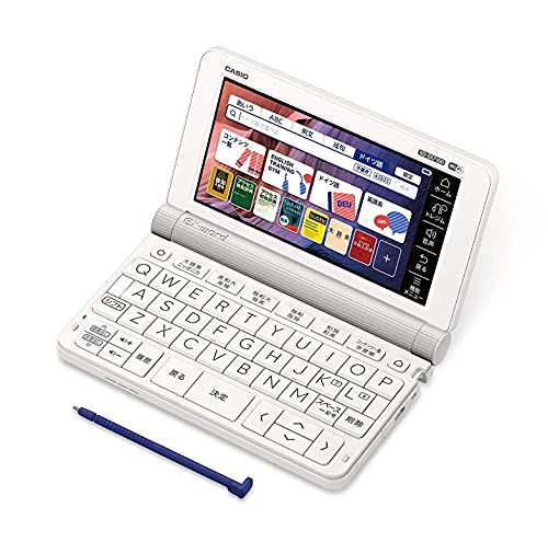 カシオ 電子辞書 ドイツ語 エクスワード XD-SX7100 57コンテンツ (ドイツ語10コンテンツ) XD-SXN71 セット ホワイト@ 8ddbf87b
