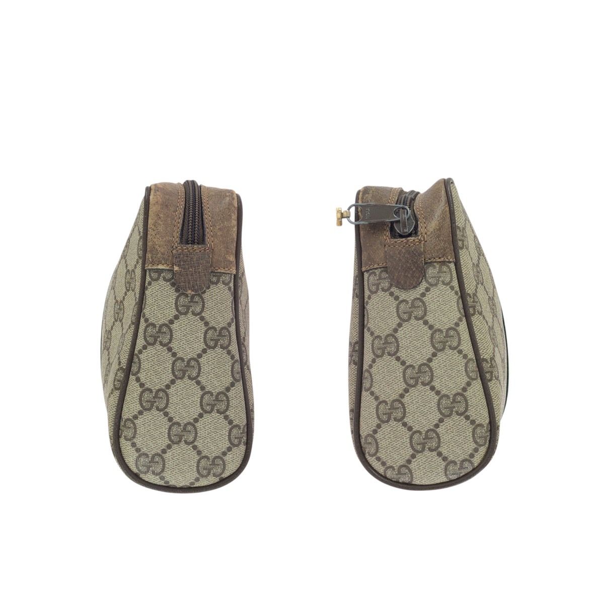 ✨美品✨ OLD GUCCI クラッチバッグ ヴィンテージ GGスプリーム GUCCI グッチ ヴィンテージ オールドグッチ シェリーライン ベージュ