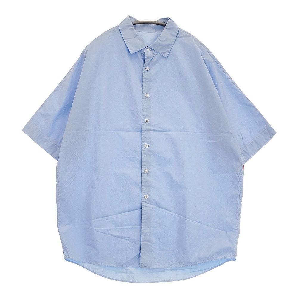 CASEY CASEY WAGA SS SHIRT 16HC209 サイズS フランス製 半袖シャツ 21SS ライトブルー メンズ ケイシーケイシー【中古】6-0424S♪