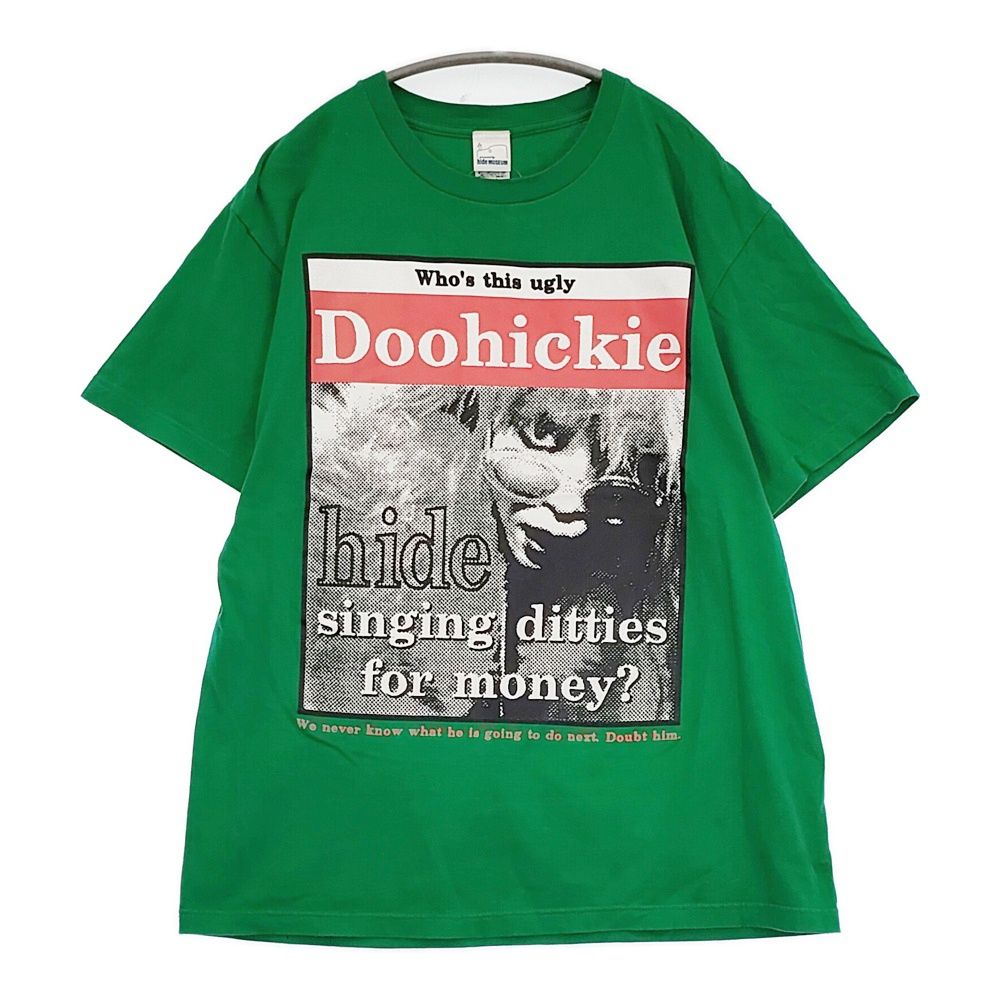 LEMONed Doohickie hide MUSEUM サイズL 半袖Ｔシャツ カットソー グリーン メンズ レモネード【中古】6-0424S♪