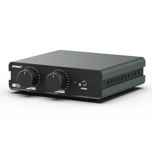 AIYIMA T3 PRO MM/MC RIAA フォノプリアンプ ターンテーブル/レコードプレーヤー/家庭用HiFiオーディオ/ステレオアンプ/スピーカー用、プロフェッショナルフォノグラフプリアンプ 39dBゲイン＆ボリューム調整＆AC電源 c860d706