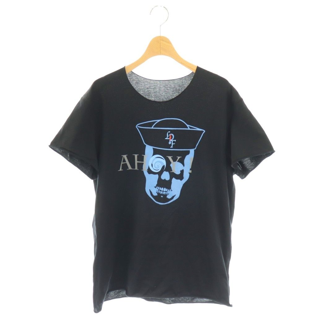 ルシアンペラフィネ LUCIEN PELLAT-FINET Ｔシャツ カットソー 半袖 スカル M ブラック /DF ■GY62
