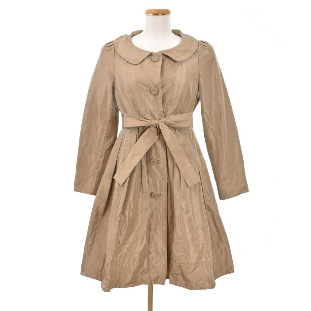 トゥービーシック TO BE CHIC ロングコート フレア ライナー 40 ベージュ ■ECC004