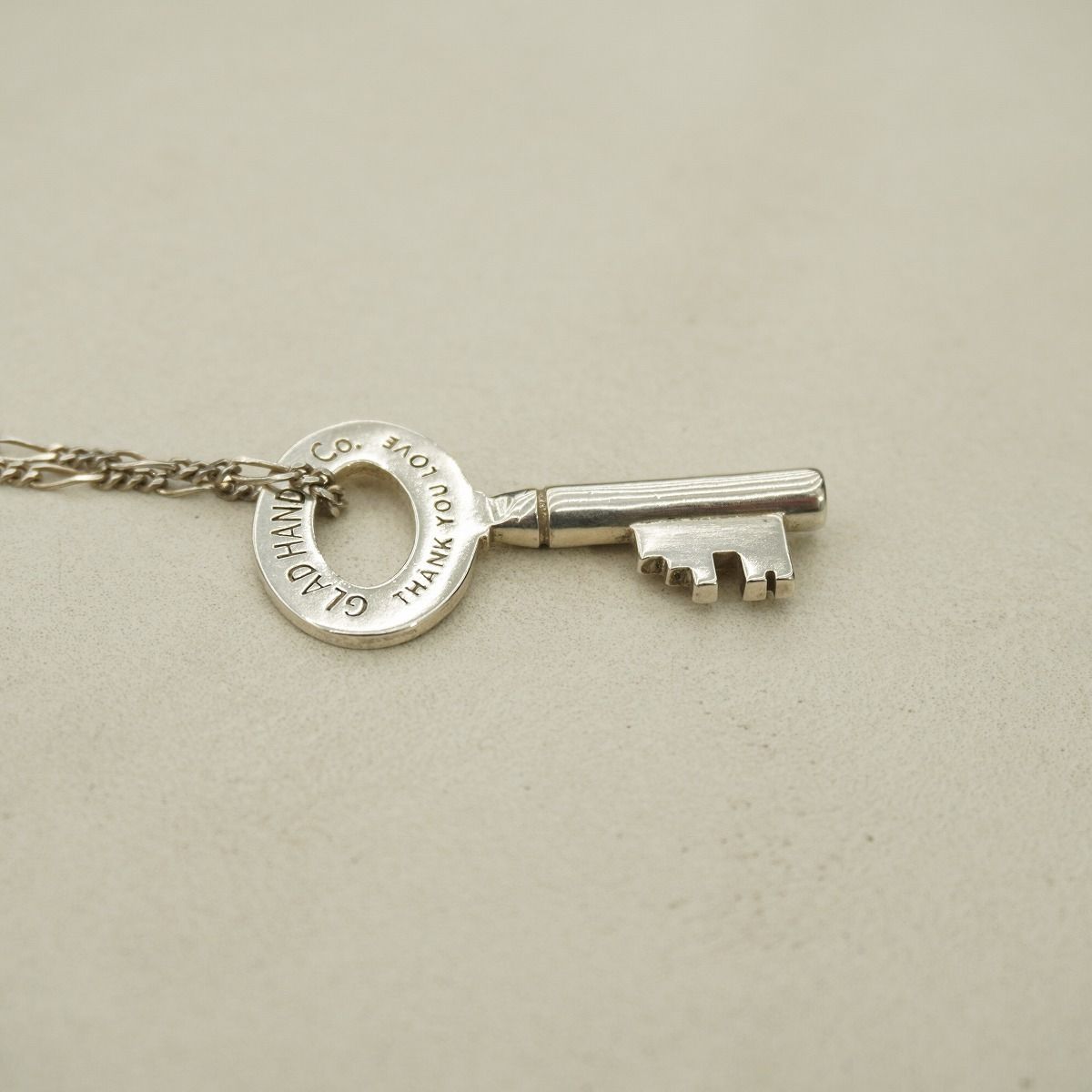 美品 GLAD HAND & CO グラッド ハンド Key Pendant Top & Necklace