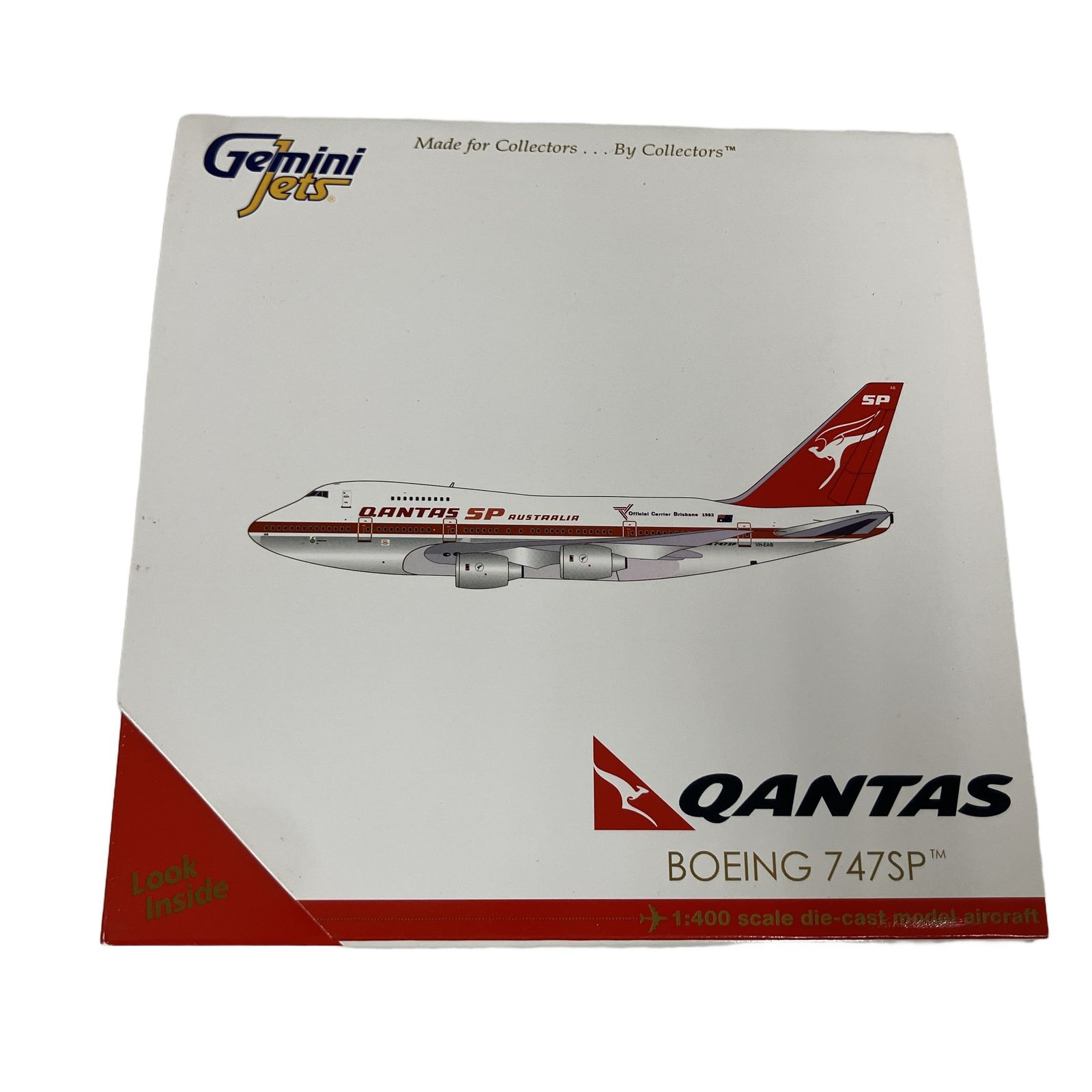 Gemini Jets ジェミニ 1/400 QANTAS カンタス航空 BOEING 747SP VH-EAA 飛行機 フィギュア 中古 O11220406