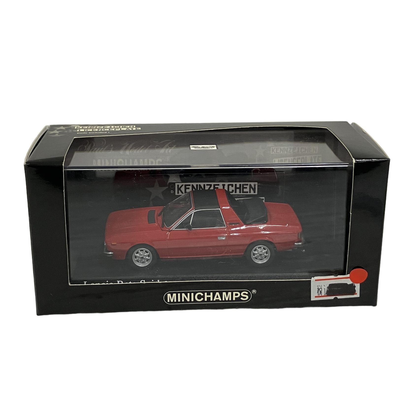 MINICHAMPS ミニチャンプス 1/43 ミニカー Lancia Beta Spider Rosso Corsa 未使用 O11220340