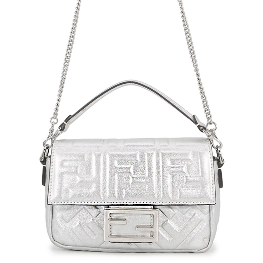 フェンディ ハンドバッグ FFモチーフ バゲット ミニ 8BS017 FENDI 2way