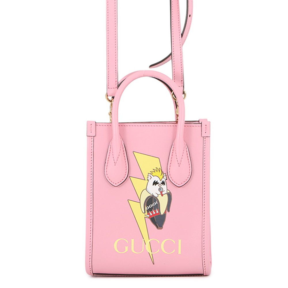 グッチ ハンドバッグ ばなにゃ レザー 671623 GUCCI バッグ 2wayショルダー ミニバッグ