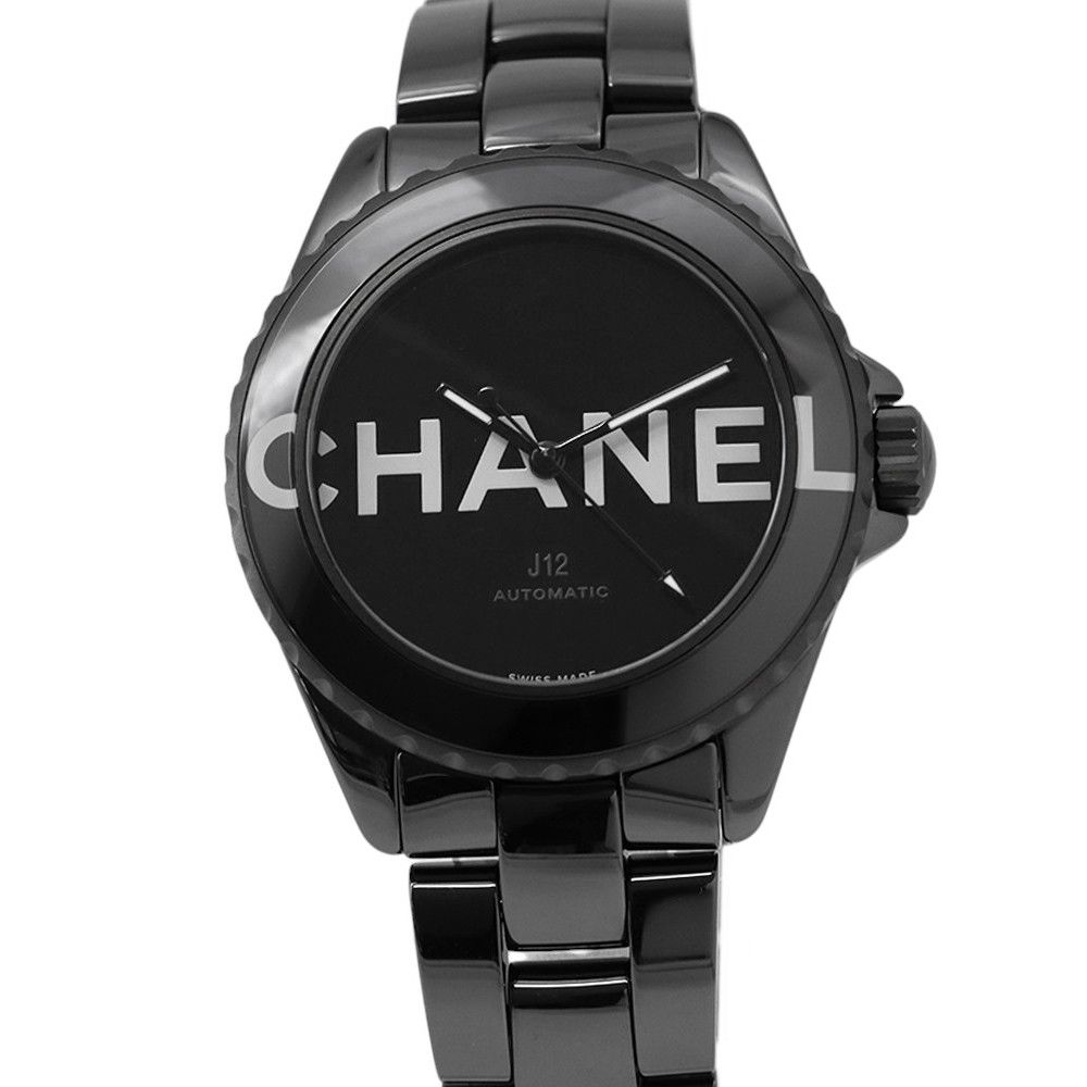 シャネル J12 ウォンテッド ドゥ シャネル 数量限定生産モデル H7418 CHANEL 腕時計 ウォッチ 黒文字盤