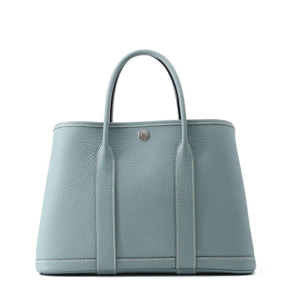 エルメス トートバッグ ガーデンパーティTPM シエル/シルバー金具 ネゴンダ Z刻印 HERMES Garden Party