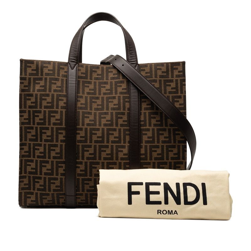 FENDI FF ダイアゴナル バーティカル トートバッグ フェンディ FFロゴ トートバッグ ショルダーバッグ 2WAY 7VA390