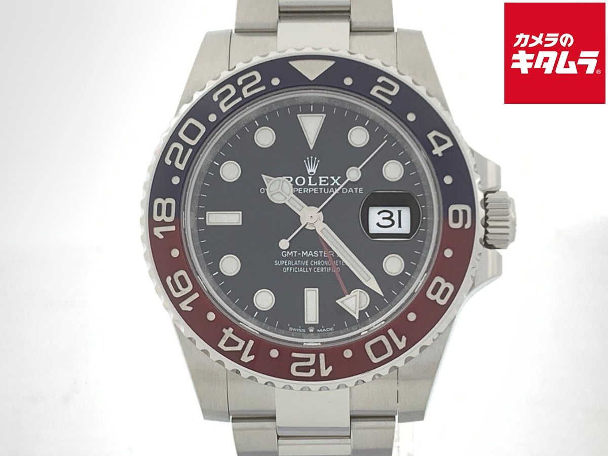 【中古】 【美品】 ロレックス(ROLEX) GMTマスターII ブラック 126710BLRO ステンレス ブルー/レッドベゼル OB