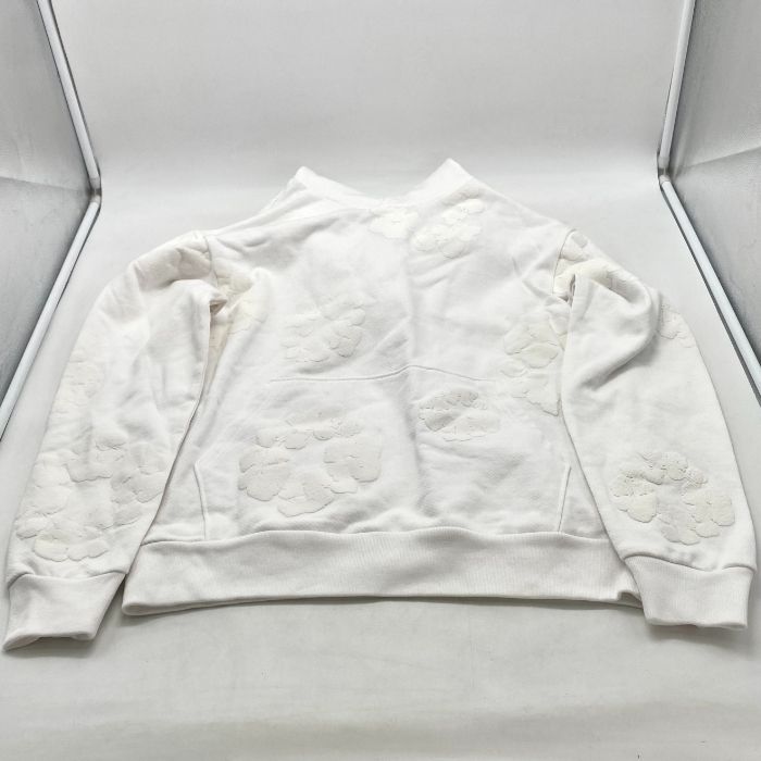 【中古】良品 DENIM TEARS デニムティアーズ ロゴ コットン パーカー fY11535N